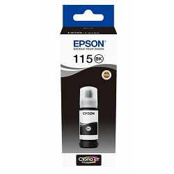 Tinta Epson 115, C13T07C14A, EcoTank Pigment Black ink bottle