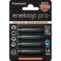 Panasonic baterije AA Eneloop 4 kom. XX/Pro + CASE, 5410853060161