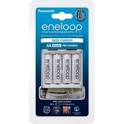 Panasonic punjač+4 baterije AA Eneloop Basic USB, 5410853060406