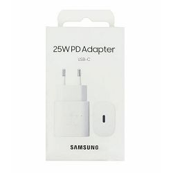 SAMSUNG TA800 punjač, 25W Fast Charge USB-C, bijeli, retail, EP-TA800NBEGEU