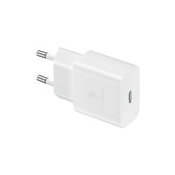 Punjač Samsung, T1510, USB-C, 15W, bijeli, bez kabela, EP-T1510NWEGEU