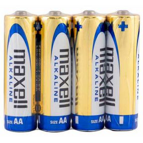 Maxell baterije LR-6/AA, 4 komada - shrink