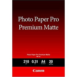 Canon Photo Papir Premium Matte PM-101, A4, 210g, 20 listova, 8657B005