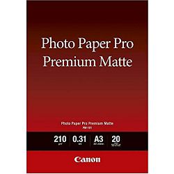 Canon Photo Papir Premium Matte PM-101, A3, 210g, 20 listova, 8657B006