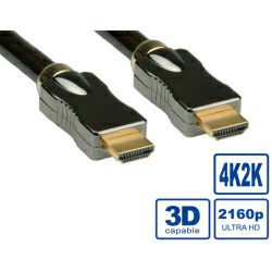 Kabel HDMI 2m, with Ethernet, 4K, Roline, 11.04.5681