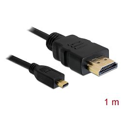 Kabel DELOCK HDMI na micro HDMI, M/M , Ethernet 4k, 1m, 82661