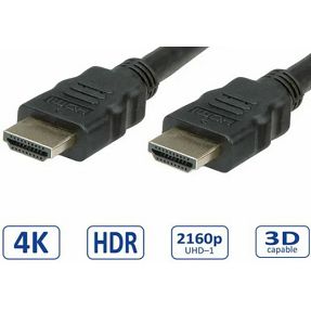 Kabel HDMI 5m, HDMI 2.0, with Ethernet, 4K@60Hz, Standard, S3703