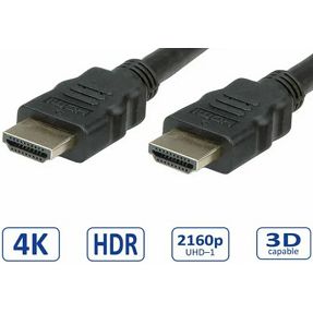 Kabel HDMI 2m, HDMI 2.0, 4K@60Hz with Ethernet, v2.0, Standard, S3701