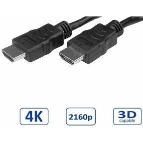Kabel HDMI 1m, HDMI 1.4, 2K@60Hz/4K@30Hz, with Ethernet, Standard, S3671
