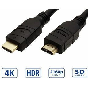 Kabel HDMI 25m, HDMI 2.0, 4K@60Hz, aktivni, Roline, 14.99.3454