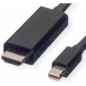 Kabel Display Port mini/HDMI, 2m, V1.2, Roline, 11.99.5796