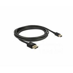 Kabel DisplayPort mini/DisplayPort 2m, v1.4, 8K@60Hz, Delock, 84928