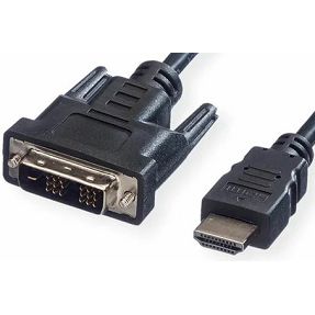 Kabel DVI/HDMI 2m, Roline, 11.99.5522