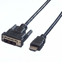Kabel DVI/HDMI 3m, Roline, 11.99.5532