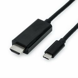 Kabel USB Type-C/HDMI, 1m, Roline, 11.99.5840
