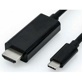 Kabel USB Type-C/HDMI, 1m, 4K@60Hz, Roline, 11.04.5840