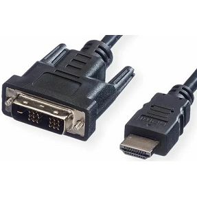 Kabel DVI/HDMI 5m, Roline, 11.99.5552