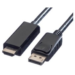Kabel Display Port/HDMI, 5m, 4K60Hz, Roline, 11.99.5788