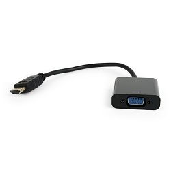 Adapter HDMI (M)/VGA (Ž), 0.10m, Gembird, CableExpert, GEM-A-HDMI-VGA-04