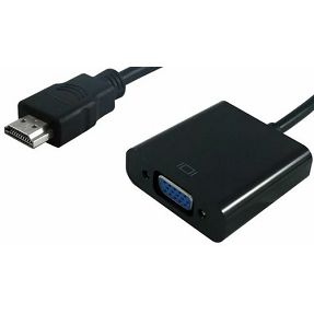 Adapter HDMI (M)/VGA (Ž), 0.15m, Standard, S3200