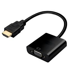 Adapter HDMI (M)/VGA (Ž)+Audio, 0.15m, Asonic  N-HDTV01