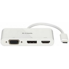 D-Link DUB-V310 adapter 3-in-1 USB-C to HDMI/VGA/DisplayPort