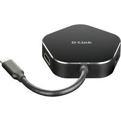 D-Link DUB-M420 adapter 4-in-1 USB-C Hub with HDMI and Power Delivery
