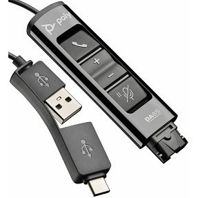 Adapter Poly DA85 Wideband QD na USB adapter, USB-A, USB-C, 786C7AA