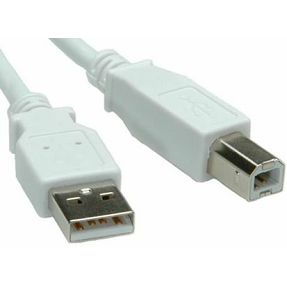 Kabel za printer 1.8m, USB 2.0, Bijeli, Roline, 11.99.8819