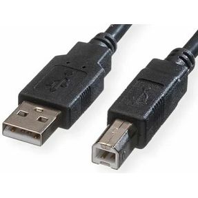 Kabel za printer 1.8m, USB 2.0, Crni, Roline, 11.02.8818