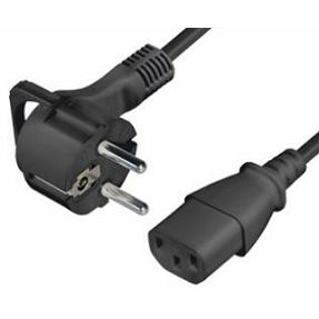 Kabel za napajanje 220V 2.5m kutni, IEC320 C13, TRN-N20-2,5L