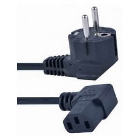 Kabel za napajanje 220V 1.8m, C13, VDE approved, kutni, GEM-PC-186A-VDE