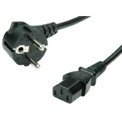 Kabel za napajanje Roline 220V 1.8m, C13, 19.99.1018