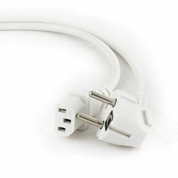 Kabel za napajanje 220V 1.8m, C13, VDE approved, Bijeli, GEM-PC-186W-VDE
