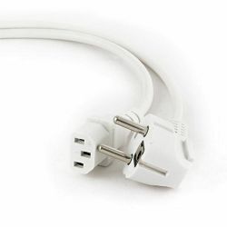 Kabel za napajanje 220V 1.8m, Bijeli, C13, GEM-PC-186W-VDE