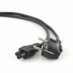 Kabel za napajanje 220V 1m, C5, 3-polni, VDE approved, GEM-PC-186-ML12-1M