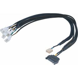 Akasa FP5S PWM splitter cable, 45cm, AK-CBFA07-45