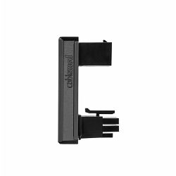 CableMod 12VHPWR 180 Degree Angled Adapter – Variant A - black, CM-ADT-16PC-A180KK-R