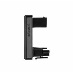 CableMod 12VHPWR 180 Degree Angled Adapter – Variant B - black, CM-ADT-16PC-B180KK-R