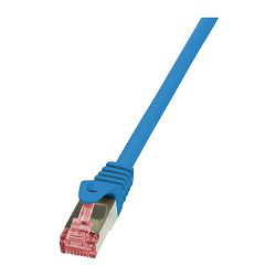 Patch kabel SFTP 0.50m CAT6, LogiLink, S/FTP,  blue, CQ2026S