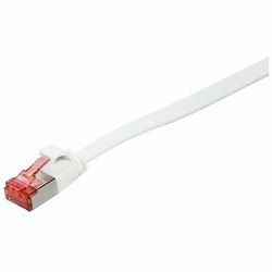 Patch kabel UFTP 3m CAT6, Flat, White, LogiLink, CF2061S