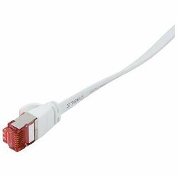 Patch kabel UFTP 10m CAT6, flat, White, LogiLink, CF2091S