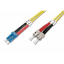 Digitus DK-2931-02, LC-ST SM Duplex Fiber Optic Patch Cord, 2m