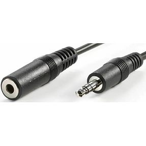 Kabel audio produžni 3.5mm (M)/3.5mm (F) 5m, Roline, 11.99.4355