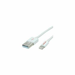 Kabel USB 1.8m, USB 2.0/Lightning, Roline, 11.02.8322
