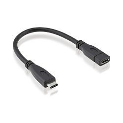 Kabel USB 0.15m USB Type-C/USB Type-C, (M/F), Roline, 11.02.9015