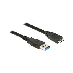 Kabel USB 0.5m USB 3.0 Type-A/micro B, Delock, 85071