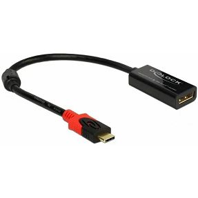 Adapter USB-C/DisplayPort (Monitor/PC), 4K60Hz, Delock, Crni, 63928