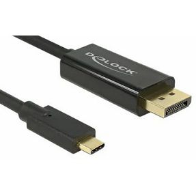 Kabel USB Type-C/Display Port, 1m, Alt, 4K@60Hz, Delock, 85255