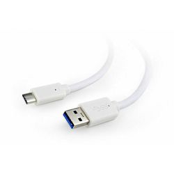 Kabel USB 3.0, 1m, USB-A/USB-C M/M, Gembird, Bijeli, GEM-CCP-USB3-AMCM1MW